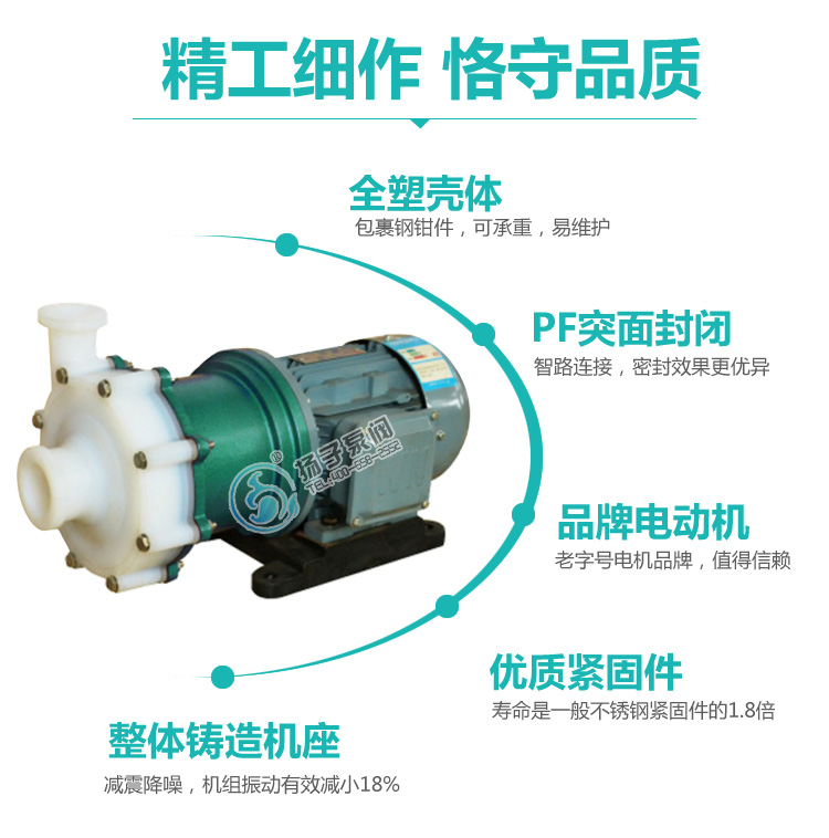 氟塑料磁力泵优点说明