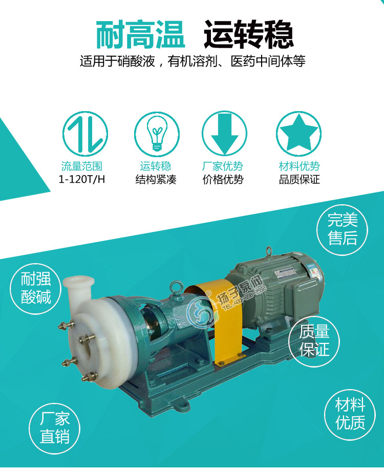 fsb型氟塑料离心泵优点