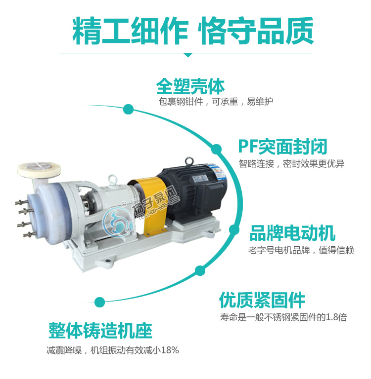 fsb型氟塑料离心泵优点说明